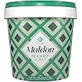 Maldon Salt, Sea Salt Flakes, 20.12 oz (570 g), 6 Count, Resealable Tub, Kosher, Natural, Handcrafted, Gourmet, Pyramid Crystals