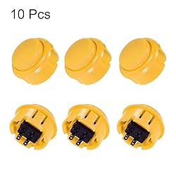 uxcell 30mm Mounting Hole Momentary Game Push