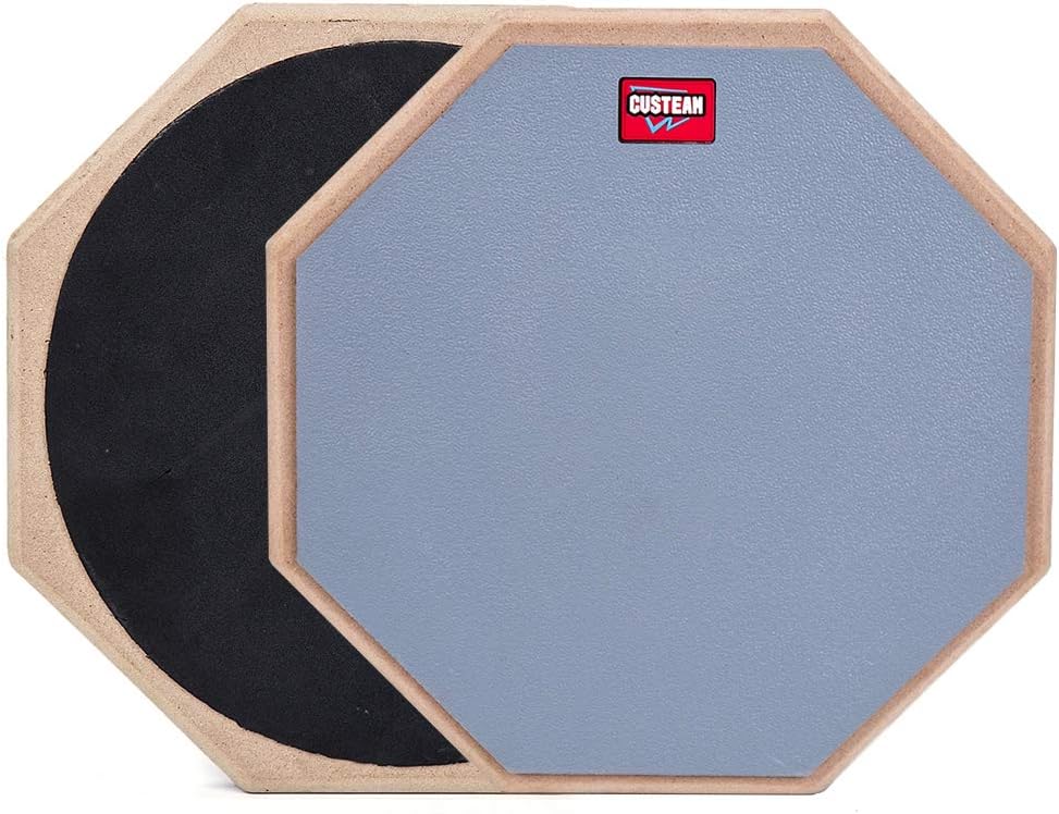 custeam music 2-Sided Practice Pad, 12 Inch