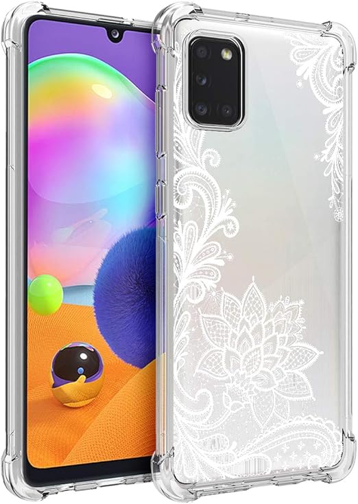 Cover for Samsung Galaxy A31(White Lace 