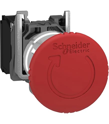 Amazon.com: Schneider Electric XB4BS8442 Emergency Switching Off