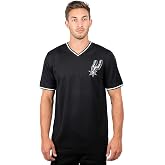 Ultra Game Men's NBA Official Jersey V-Neck Mesh Short Sleeve Tee Shirt
