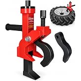 BESTOOL Pneumatic Tire Bead Breaker for Trucks, Tractors, ATVs, RVs, Red | Adjustable Clamp Works With Impact, Air, Or Hand Wrenches To Loosen Tire Beads On Truck, Tractor, Mower, ATV, And RV Rims.