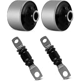 Suspension Control Arm Bushing Kit Fit for Toyota Camry Sienna Highlander | 4PCS Upper Lower Suspension Bushings Fit for Avalon Solara Lexus ES300 ES350 RX330 RX350 RX400h ES330