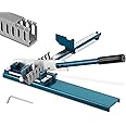MXBAOHENG Wire Duct Cutter Tool PVC Trunking Cutter Machine with Ruler for Open Slot Plastic Wire Duct and Cover