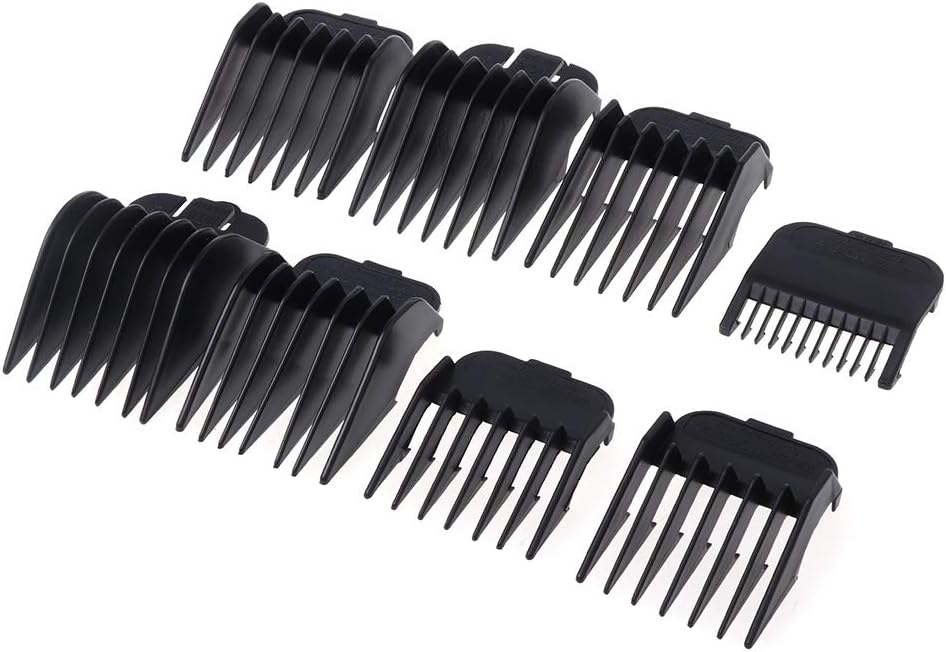 8Pcs Limit Comb Universal Hair Clipper Limit Comb Guide Attachment Size Barber Replacement