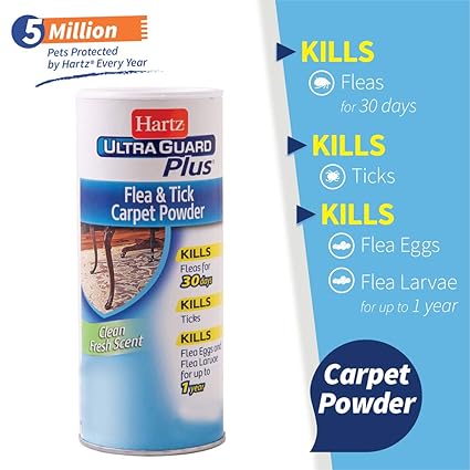 flea and tick carpet powder