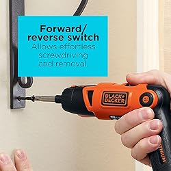 BLACK+DECKER Cordless Screwdriver with Pivoting