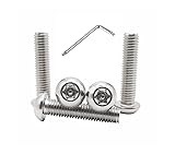 20pcs M6 x 14 mm Security Anti Theft Dome Button
