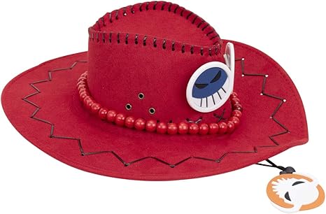 Amazon Co Jp I3c One Piece ワンピース 帽子 カウボーイハット Cowboy Hat コスプレ道具 ギフト ポートガス D エース Portgas D Ace ホビー 通販