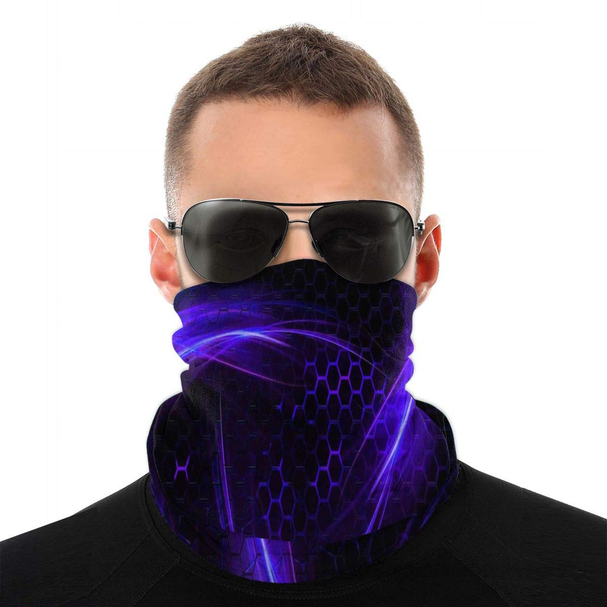 Face Mask Bandanas Scarf Balaclava Geometry Dash For Windproof Outdoors Sports Women/Men