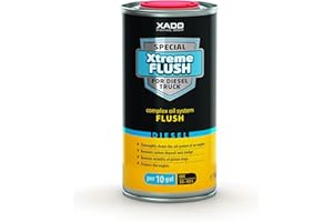 XADO Special Xtreme Engine Cleaner - Oil Additive - Motor Flush for Car Engine - Carbon Cleaner, Gunk Degreaser and Sludge Remover - Semi Truck Diesel Engine Oil System Treatment (Can, 500ml)