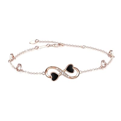 Adjustable 925 Sterling Silver Infinity Anklet with Egypt Ubuy