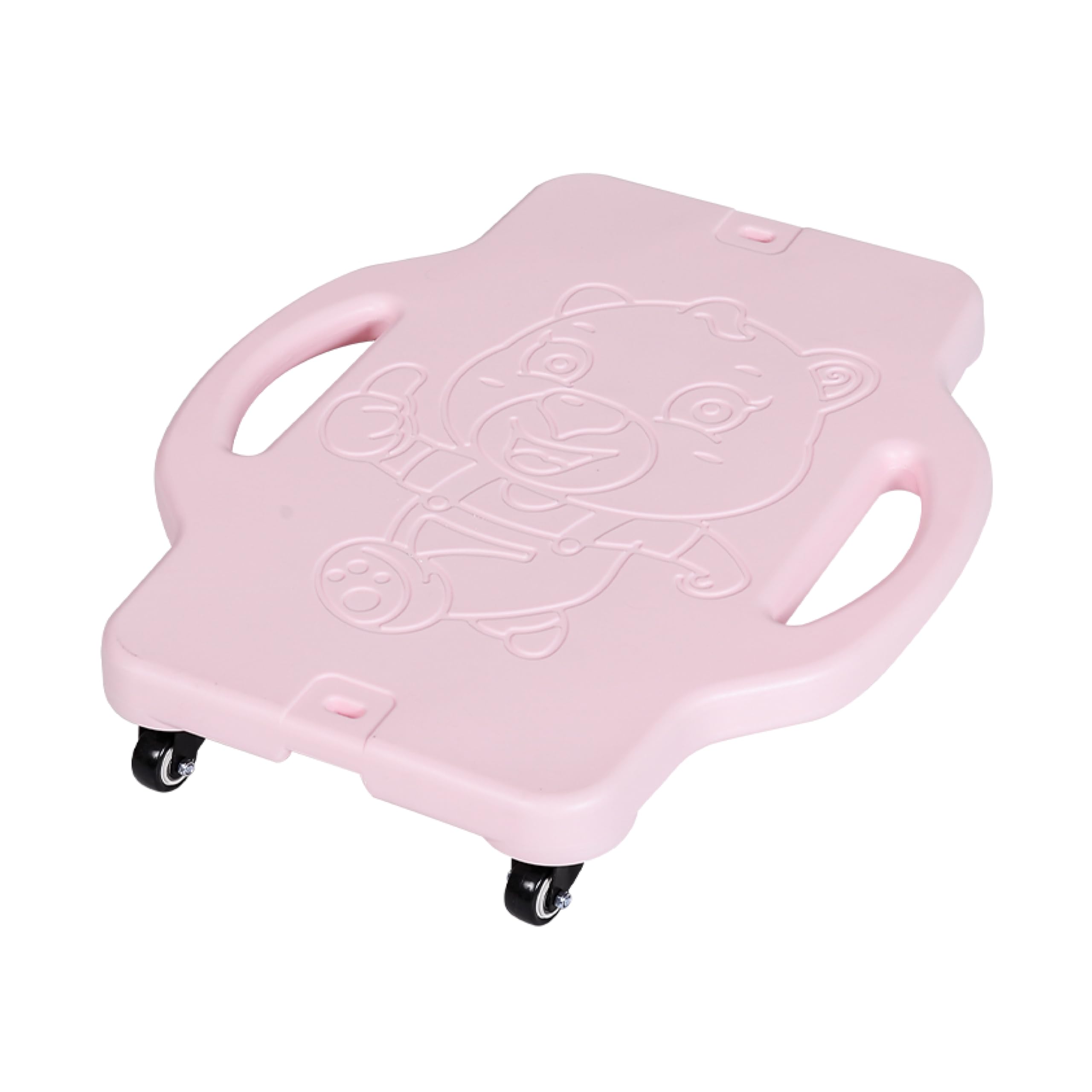 Sensory Scooter Board with Handles for Kids - for Autism, ADHD & SPD - Indoor Sensory Tool for Focus, Strength & Motor Skills - Two Sizes, Five Colours, Ages 3+ (Pink, Medium) — image 1