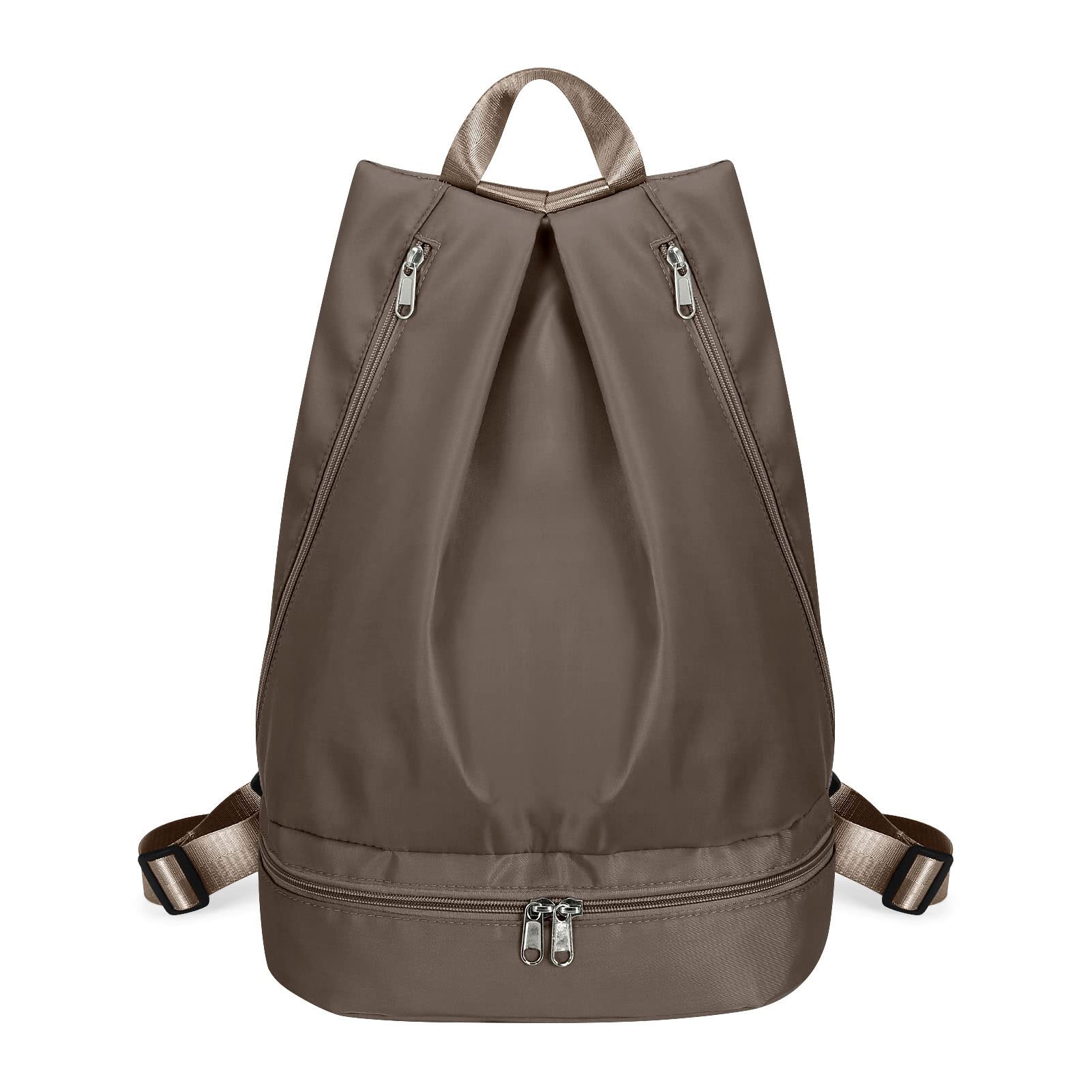 HUA ANGEL Sports Backpack Women Waterproof Gym Bag with Shoes Compartment and Wet Pocket Ultralight Boys Girls Rucksack for Sports Travel Beach Swimming Yoga