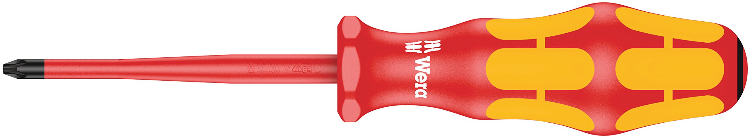 Kraftform Plus 165iS VDE Slimline Screwdriver Pozidriv Tip PZ1 x 80mm