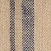 DII Jute Burlap Collection Kitchen Tabletop, Table Runner, 14x108, Double Border Blue