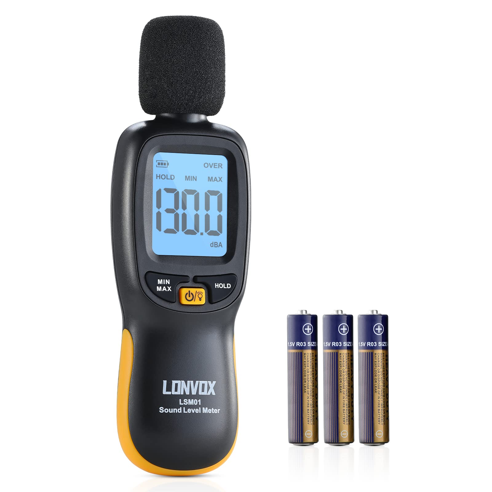 Mua Decibel Meter, LONVOX Digital Sound Level Meter with 30 to 130 dBA ...