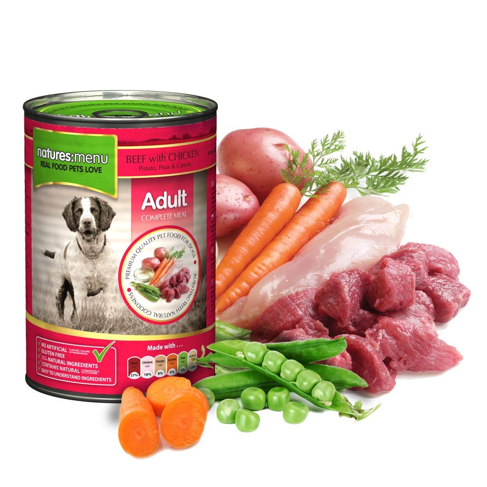 Natures Menu Dog Food Can Beef with Chicken (12 x 400g)