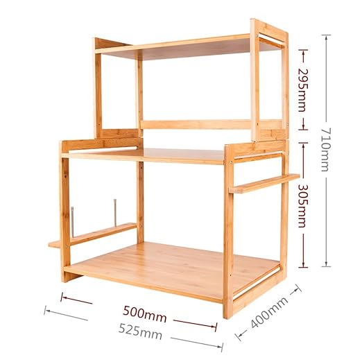 Mlzaq Marco de microondas Horno de Carro de Aterrizaje Plataforma ...