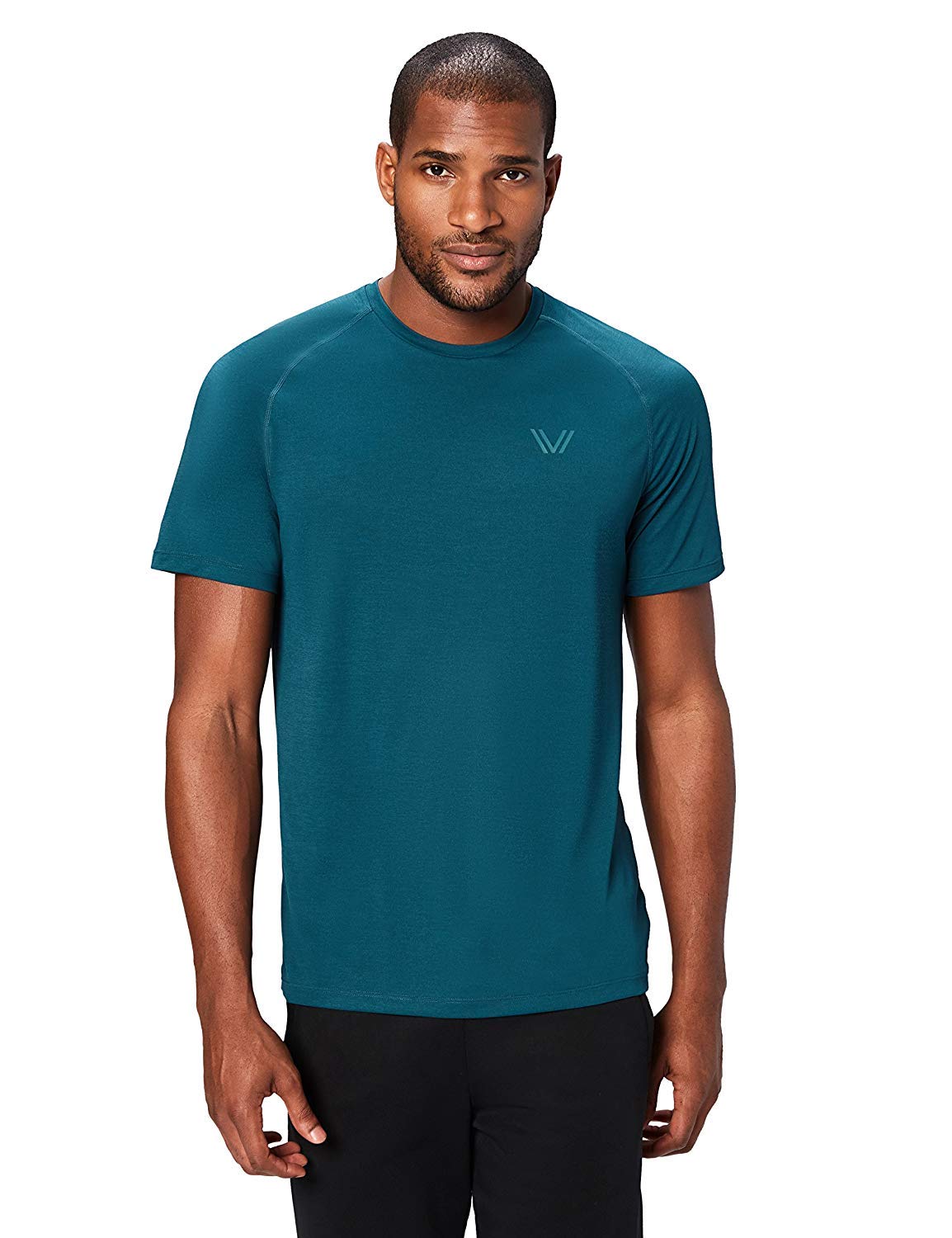 Amazon Brand - Peak Velocity Men's VXE Short Sleeve Quick-dry Loose-Fit T-Shirt