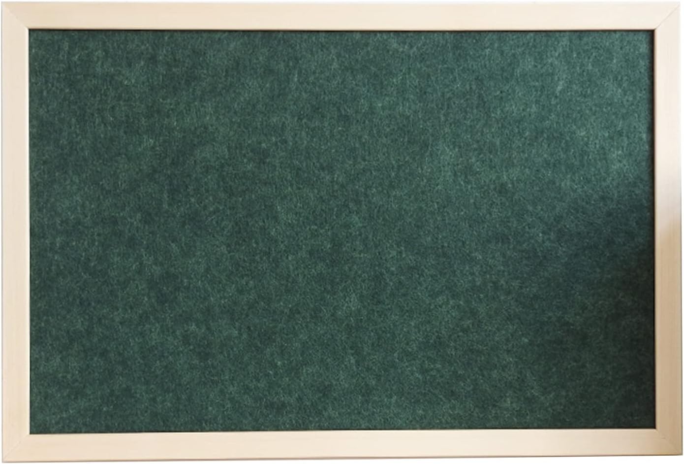Green Felt Bulletin Board Wooden Frame Wallmounted Decorative Pin