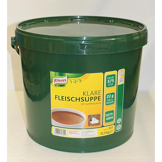 Knorr Klare Fleischsuppe 12.5 kg, 1er Pack (1 x 12.5 kg) Amazon.de