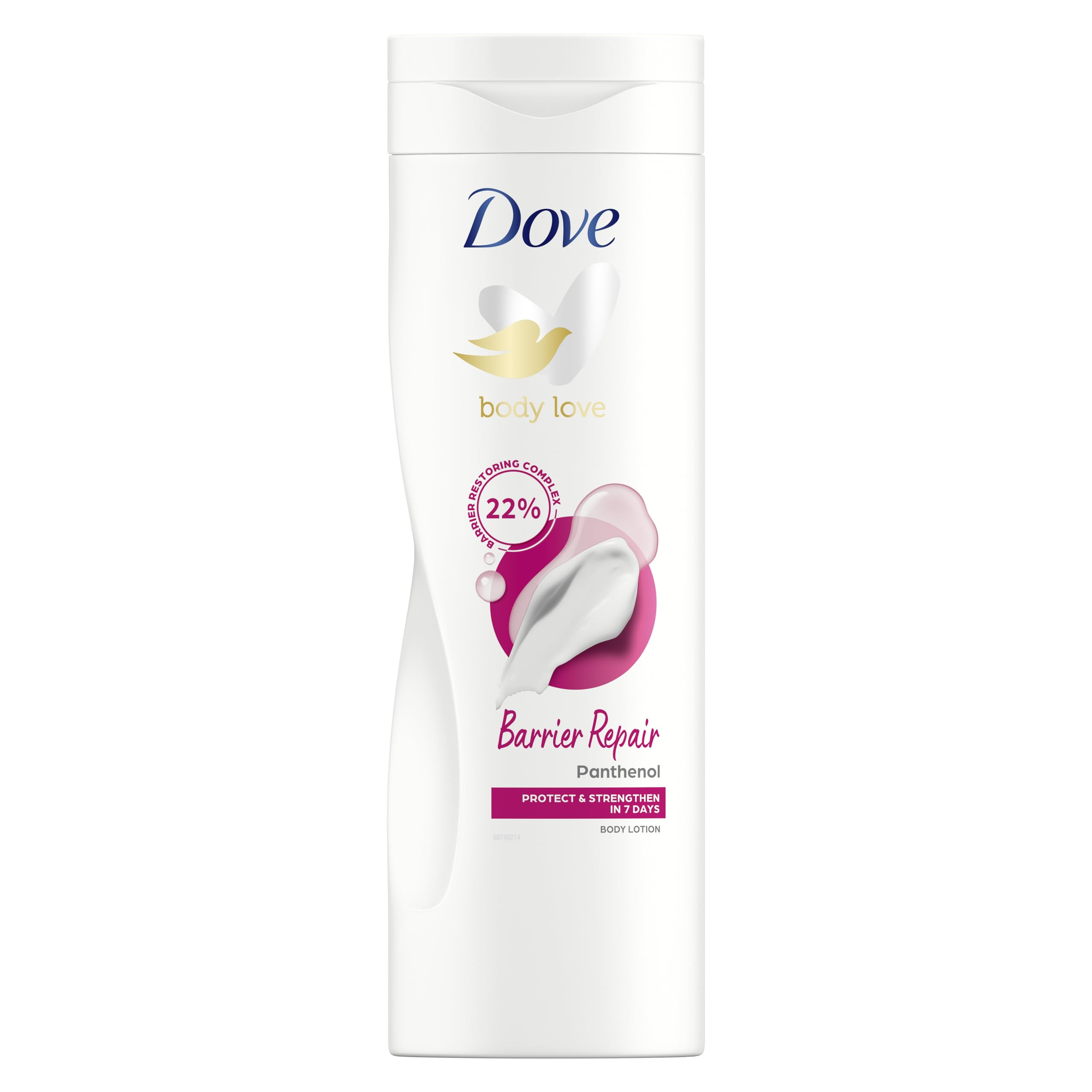 Dove Body Love Barrier Repair Body Lotion body moisturiser with panthenol to protect and strengthen skin in 7 days 400ml