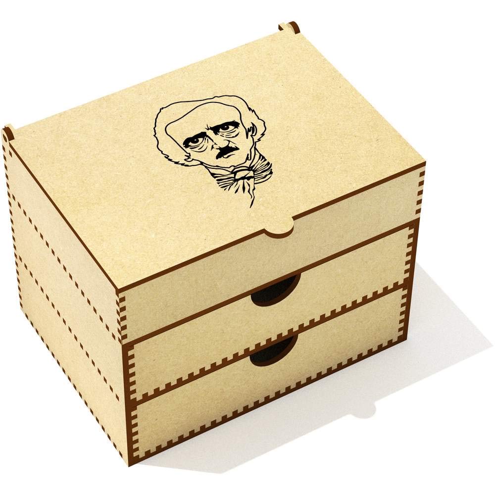 Azeeda 'Edgar Allan Poe' Vanity Case / Makeup Box (VC00004075)
