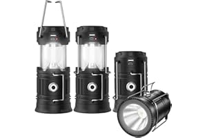 JMADENQ 2023 Upadte Solar Lantern Flashlights Charging for Phone, USB Rechargeable Led Camping Lantern, Collapsible & Portable for Emergency, Hurricanes, Power Outage, Storm (Classical-2)