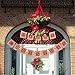 Binmer(TM) Hessian Burlap Merry Christmas Bunting Sign Rustic Wedding Party Banner Flag Indoor Outdoor Home Decor Gift