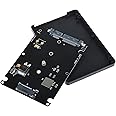 JacobsParts M.2 NGFF SSD to 2.5" SATA III Enclosure 7mm Drive Adapter 2242 2260 2280