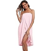 Super Shopping-zone Women's Towel Wraps Body Wrap Cotton Bath Shower Robes Towel Robes,Solid Color