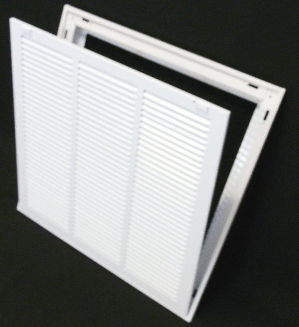 18" X 18 Steel Return Air Filter Grille For 1" Filter Removable Face