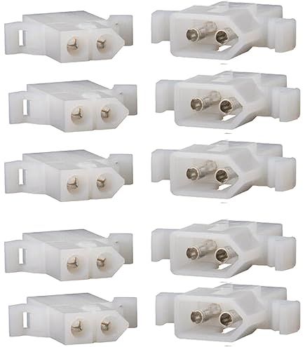 Amazon.com: Molex (2-Circuits) Male & Female Receptacle Plug