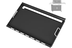Full Size Griddle Insert for Weber Genesis II 400 Series Gas Grills, 6789 Flat Top Grill Griddle with Handles for Weber GS4 G