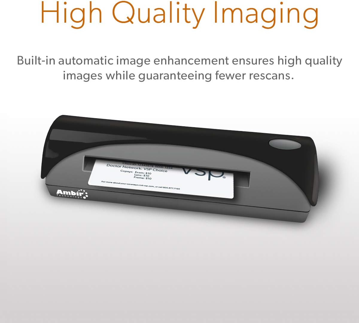 Ambir ImageScan Pro 667 Simplex Card Scanner: Camera & Photo