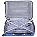 Goplus 3Pcs Luggage Set, Hardside Travel Rolling Suitcase, 20/24/28 Rolling Luggage Upright, Hardshell Spinner Luggage Set with Telescoping Handle, Coded Lock Travel Trolley Case (Blue)