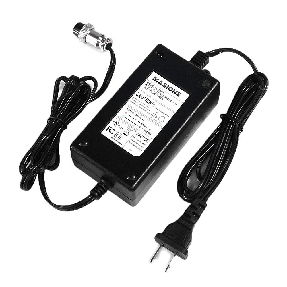 Masione 24 Volt 2A 48W Scooter Battery Charger for Razor Electric