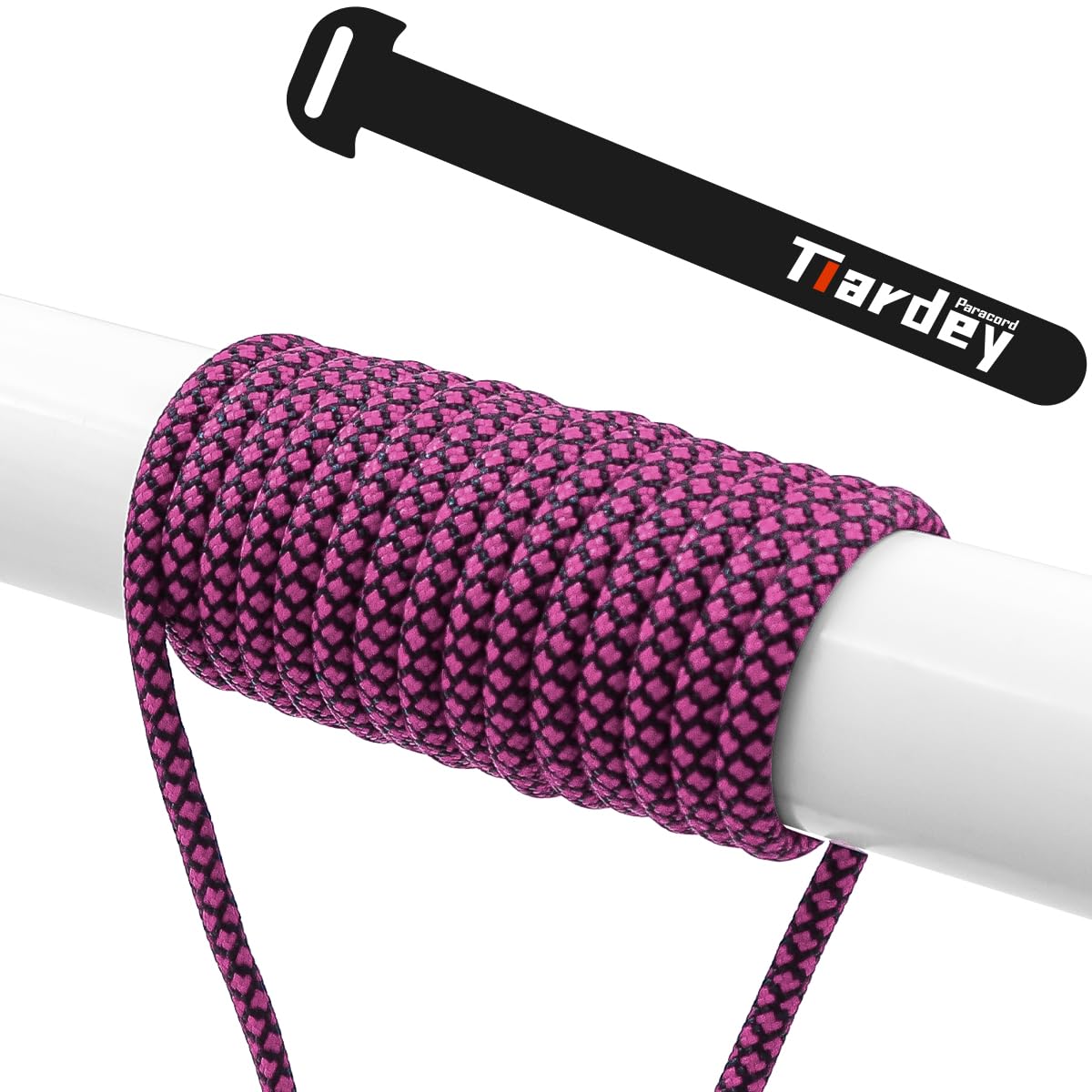 Tiardey PRN-197 Paracord 4mm 100ft (31m) 9 Core Strand,Tear-resistant,Nylon Cord,Mil Spec Type III Paracord,Holds up to 250kg for Outdoor Survival Camping