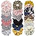 TOBATOBA 20 Pack Hair Scrunchies Chiffon Hair Ties Elastic Hair Bands Hair Ties Bandana for Women,20 colors