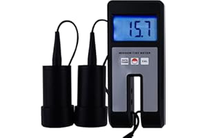 TEKCOPLUS Window Tint Meter, Car Film Transmission Meter Window Tint,VLT Tester Coating 0 to 100% Visual Light Transmission for Measuring Film, Filmed Glass, Window Tint, Side Windshield