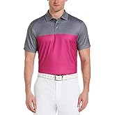 PGA TOUR Men Athletic fit Short Sleeve Polo Shirt XL Pink