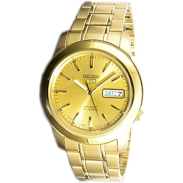 Amazon.com: SNK610K1 Seiko 5 Automatic Mens Analog Gold