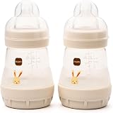 MAM Easy Start Anti-Colic Bottles 2 Pack 160ml Linen Shell