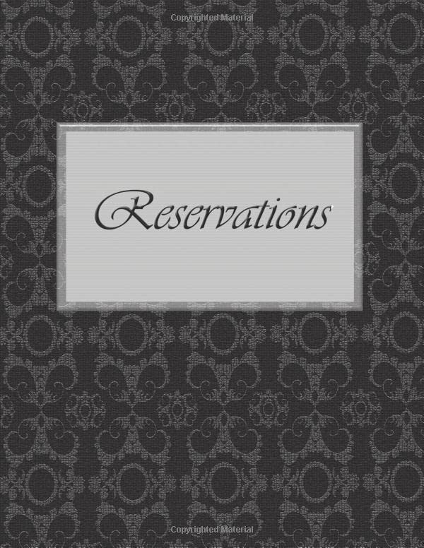 Reservations: Elegant Reservation Book for Restaurants 365 page guest book