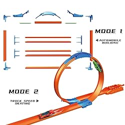 STSGPUZ Racing Car Loop Track City Transforming Toy