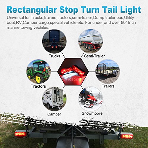 6 Partsam+Submersible+Rectangular+Waterproof+Combination