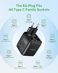 MOMAX Mini Universal Travel Adapter Worldwide, 2