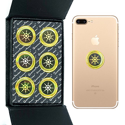 EMF Protection Shield Cell Phone Radiation Protector Sticker- EMF Neutralizer Patch For Use On EMF Devices:All Mobile Phonesï¼Œ WiFi, iPhone, iPad - EMR Protection Blocker ï¼ˆGold 6pcsï¼‰